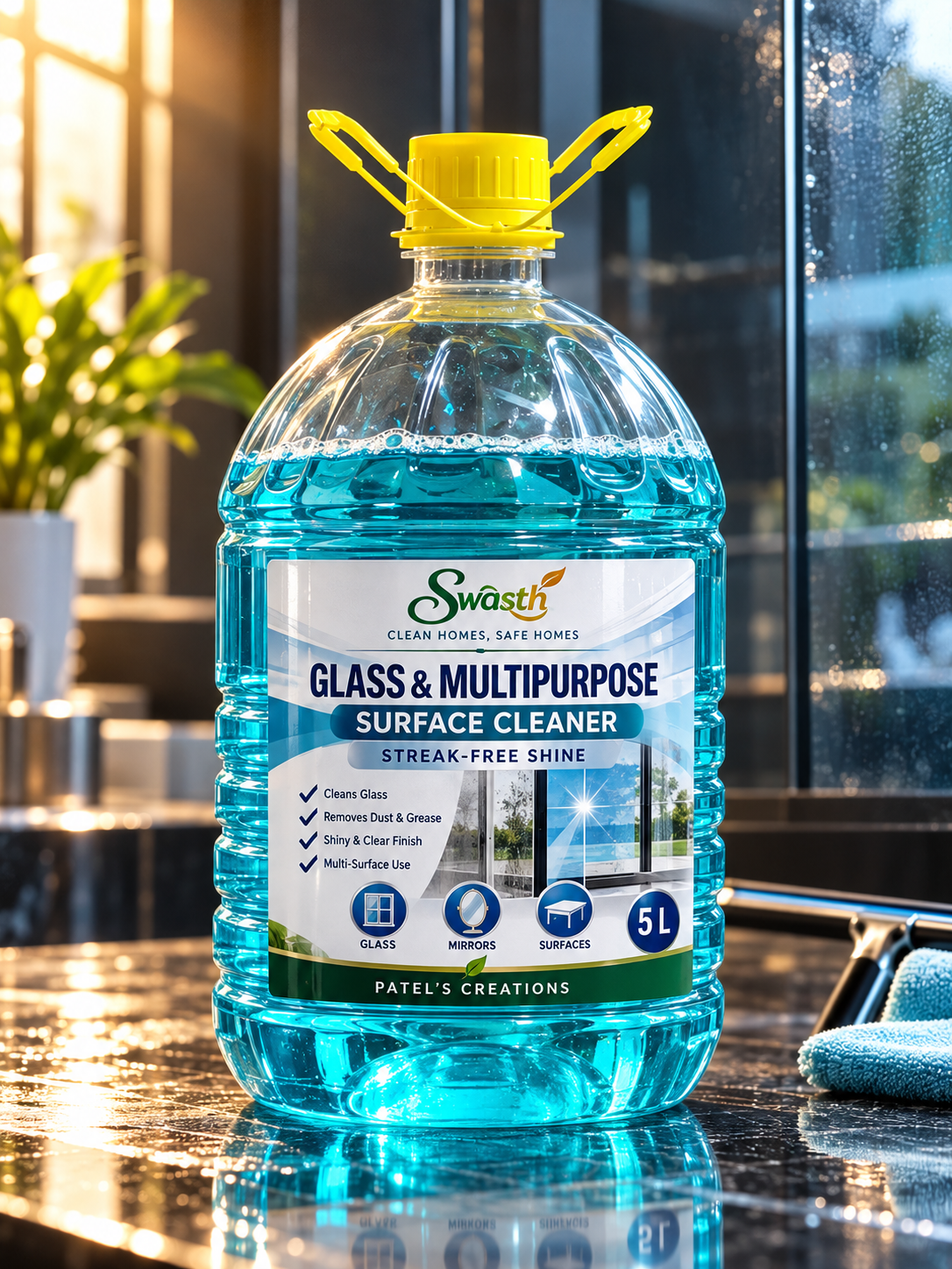 SWASTH Glass & Multipurpose Surface Cleaner